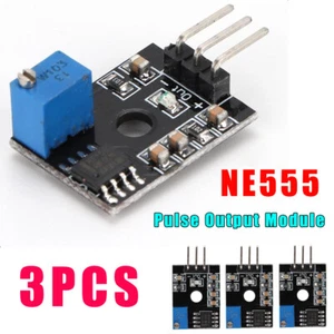 3 Stück NE555 Timer Modul Impulsausgang einstellbare Frequenz Platine Wellengenerator - Bild 1 von 13