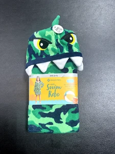 Member's Mark Kids Swim / Bath Robe, Hooded Towel w/ Belt XXS 2/3 Lizard NWT - Picture 1 of 3