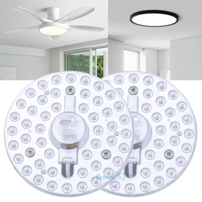Light Kit for Ceiling Fan 6.6 Inch Replacement, 24W LED Retrofit LED Panel Light