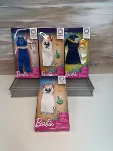 Barbie Tokyo Olympic Games Outfits 2024 Lot of 4 NEW Mattel Doll Clothes NIB - Picture 1 of 6