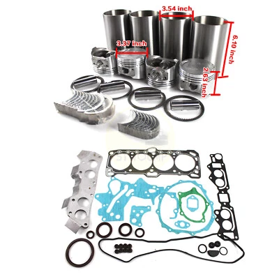 4G64 Engine Rebuild Kit for Mitsubishi CAT 4G64 Engine Forklift Truck Clark LPG - Image 1 of 4