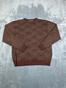 Vintage Northern Isles Men's Size Large Pullover Sweater Multicolor Striped - Picture 1 of 8