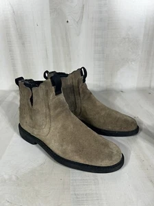 Timberland Mens Size 7 M Brown Suede Zip Chelsea Ankle Casual Boots - Picture 1 of 9