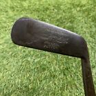 Antique Wry Neck Putter Made in Scotland Hickory Shaft RH 35" 1920s C9