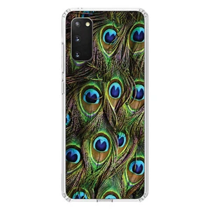 Funda Transparente para Galaxy S (Elige Modelo) Plumas Pavo Real - Imagen 1 de 12