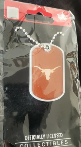 University of Texas Longhorns Dog Tag Necklace Cover