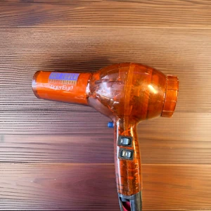 Hot Tools Professional TigerEye Orange See Through 1063 Rare Hair Dryer Fast CA - Picture 1 of 10