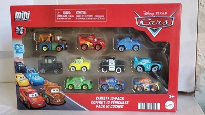 Disney y Pixar Cars Mini Racers 10pk Vehículos de Juguete de la Película Foto 1 de 4