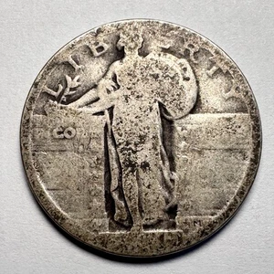 19?? Moneda de Plata 90% Cuarto Libertad Permanente Fecha Desconocida De Colección EE. UU. - Imagen 1 de 6