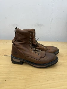 ROCKY 9" HELLBRAUN REITER BRAUN LEDER ARBEIT JAGEN WANDERN HERREN 10 W STIEFEL - Bild 1 von 10