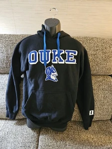 Duke Blue Devils Hoodie M Sewn On Letters And Logo E5 Brand - Picture 1 of 5