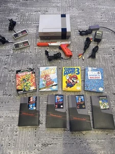 Nintendo NES System With Games Super Mario Teenage Mutant Ninja Turtles & More ! - Picture 1 of 24