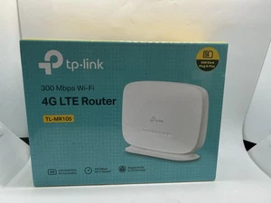 TP-Link TL-MR105 300Mbps WiFi 4G Router Cat4 LTE Network Nano Sim Slot Unlocked - Picture 1 of 17