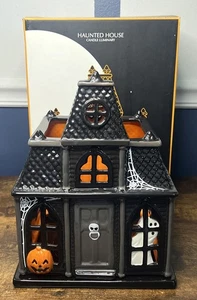 Bath And Body Works Halloween Spukhaus Kerze Leuchte Slatkin & Co. - Bild 1 von 9