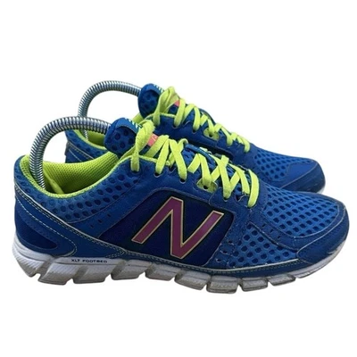 New Balance W750EB1 Mujer Azul Neón Amarillo Zapatos para Correr Tenis Talla 7.5 Foto 1 de 4
