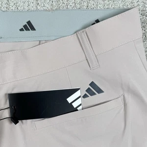 Pantalones Cortos de Golf Adidas 365 Para Hombre 36 Beige 10” Tejido Rendimiento Cintura Elástica Nuevos con Etiquetas - Imagen 1 de 6
