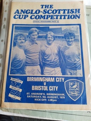 BIRMINGHAM CITY v Bristol City Anglo Scottish Cup 4/8/1979 (22) - Image 1 of 2