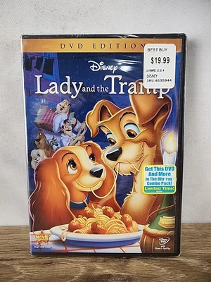 Lady and the Tramp  DVD -  2012  Brand New - Sealed! Foto 1 de 2