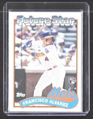 2023 Topps Throwback Thursday Francisco Alvarez #105 Rookie - Image 1 of 2