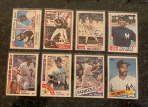 LOTE DE CARTAS DAVE WINFIELD (TODOS LOS TOPPS)..........8 DIFERENTES - Imagen 1 de 2