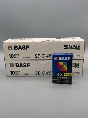 BASF SE-C 45 SUPER VHS-C Videocassetten - Neu & OVP - Bild 1 von 3