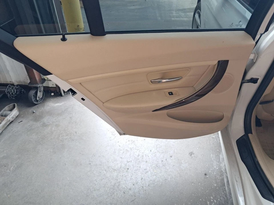 2015 BMW 328I Left Rear Door Panel Trim Tan Used OEM 417874 98000 Miles - Image 1 of 4