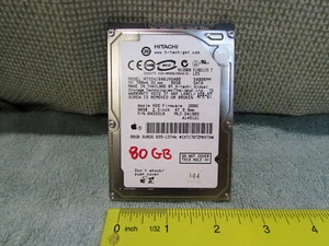 Hitachi 80GB SATA 2.5" Hard Drive APPLE p/n 655-1374A - Picture 1 of 1