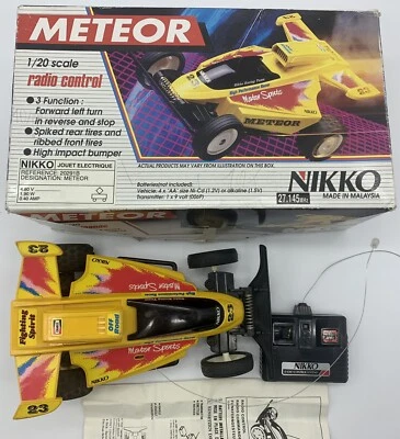 Nikko Meteor Radio Control Scala 1/20 RC Systems Anni 80’ Vintage Radiocomandata - Immagine 1 di 4