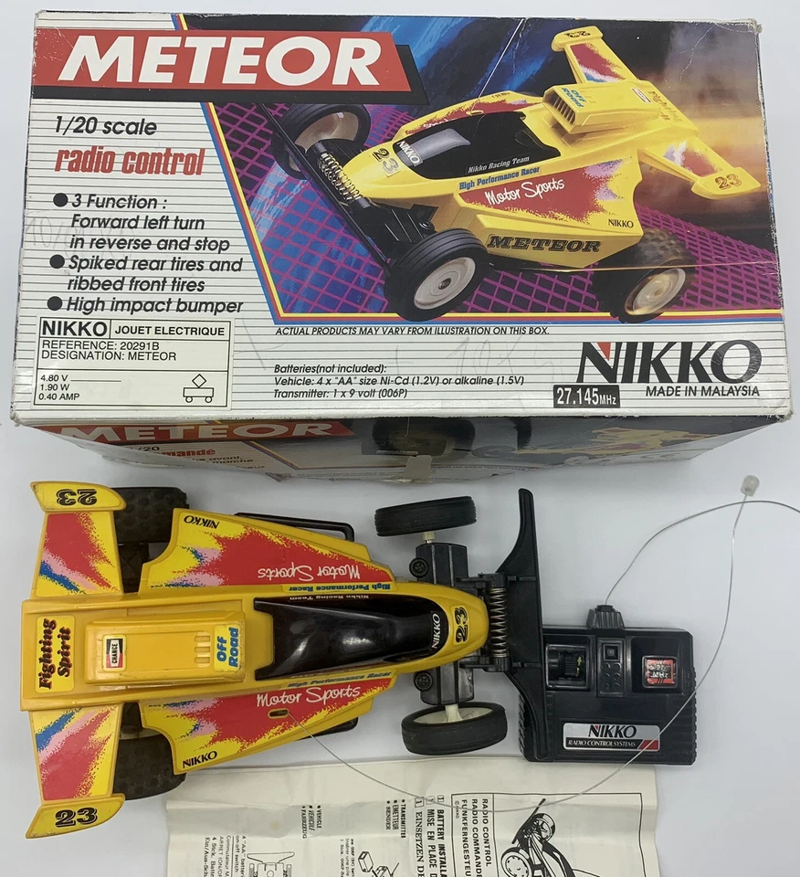 Nikko Meteor Radio Control Scala 1/20 RC Systems Anni 80’ Vintage Radiocomandata - Immagine 1 di 4