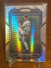 2023 Panini Prizm Baseball #138 Drew Thorpe Hyper Prizm SP - Yankees