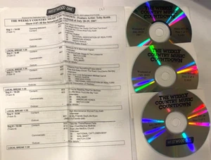 7/28/07 WEEKLY TOP 30 COUNTRY COUNTDOWN,CO-HOST TOBY KEITH; JACK INGRAM - Picture 1 of 2
