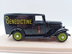 Eligor Benedictine Van  Diecast Black 1:43 Scale Vintage Rare Truck Toy France - Picture 1 of 4