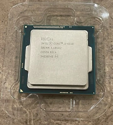 Intel Core i3-4330 3.50GHz Dual-Core CPU Processor SR1NM LGA1150 Socket *Works* - Image 1 of 2