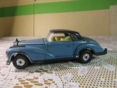 657Y Vintage 1983 Corgi 806 England Mercedes 300 Sc Cabriolet 1956 Blue 1:3 6 - Image 1 of 4