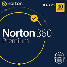NORTON 360 PREMIUM 10 Geräte / 2 Jahre Internet Security 2024 - KEIN ABO /KEY EU