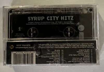 JHIAME Syrup City Hitz SEALED Texas Rap Tape Big Moe Botany Boys DJ Screw Hawk  - Image 1 of 2