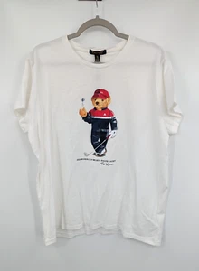 New 2020 Ryder Cup Baer by Ralph Lauren PGS Womens XL Short Sleeve T-Short White - Picture 1 of 16