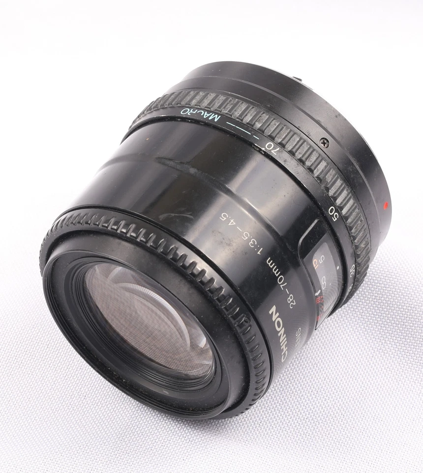 Chinon AF Zoom Lens 28-70 mm 1:3.5-4.5 Lens Macro Pentax K Mount 6627 - Image 1 of 4