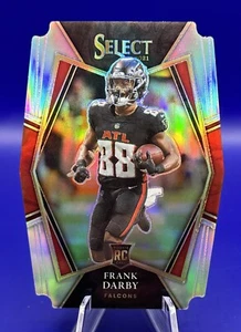 2021 Panini Select FRANK DARBY Silver Die Cut Rookie RC #195 Atlanta Falcons - Bild 1 von 2