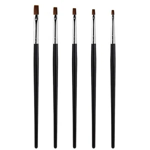 Sularpek Nagelpinsel Set, 5 Stücke Gelnagel Pinsel, UV-Gel Pinselset, - Bild 1 von 7