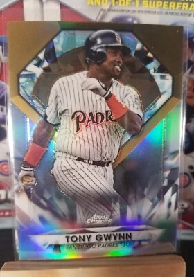 2022 Topps Chrome Update TONY GWYNN Diamond Greats Refractor DGC-44 - Image 1 of 2