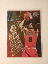 Zach LaVine | 2021-22 Illusions Orange Shining Stars #1 Chicago Bulls NBA Insert