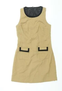 SIGUIENTE Mujer Marrón Poliéster Cambio Talla 8 Cuello Redondo Cremallera - Imagen 1 de 10