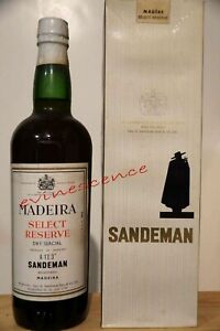 vin MADEIRA SANDEMAN SELECT RESERVE Dry Cercial Madère 75cl Portugal 1950 1960 