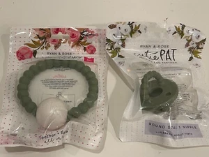 NEW Ryan & Rose Cutie Pat Pacifier & Teether (Ivy) - Picture 1 of 1