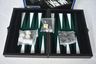 Backgammon Kunstleder klein Reisespiel magnetisch Philos 1714 Angebot 3 - Bild 1 von 2