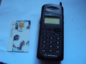RETRO KOLEKCJONERSKI REKWIZYT CEGLANY MOTOROLA MICRO TAC GRAFIT ONE2ONE T-MOBILE - Zdjęcie 1 z 9