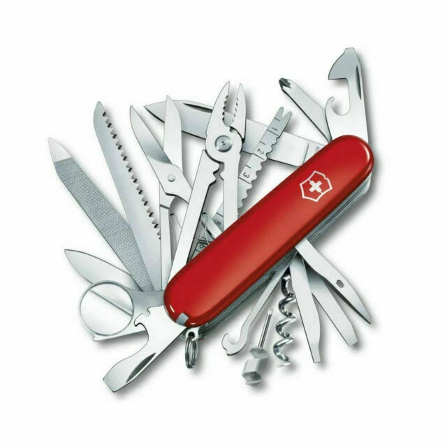 Victorinox Swiss Army Multi-Tool, SwissChamp Pocket Knife, Red 1.6795 - Image 1 of 1