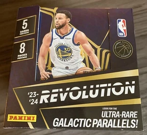 2023-24 Panini Revolution Baloncesto CAJA HOBBY VACÍA ***Sin tarjetas*** - Imagen 1 de 4