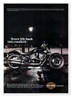 Harley-Davidson Motorcycles Night Rod Special 2006 Full-Page Print Magazine Ad
